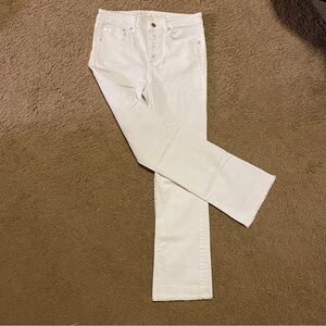 American Eagle Outfitters Women's Straight Leg Jeans in White